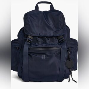 Navy Sweaty Betty Recycled Polyester Rucksack